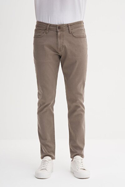 Cazador Terry Normal Waist Slim Fit Non Denim Trousers (26Y)