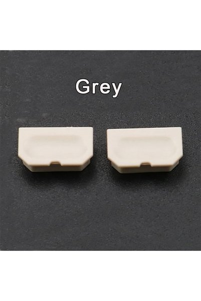 JCD غطاء غبار رمادي متعدد الألوان مكون من قطعتين لجهاز GameBoy GB DMG 001، سد...