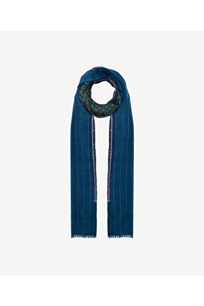 Yargıcı Geometric Patterned Wool Shawl