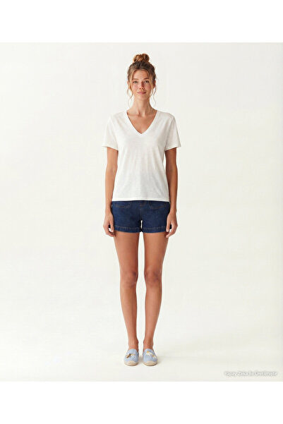 Yargıcı Regular V-Neck Short Sleeve T-Shirt