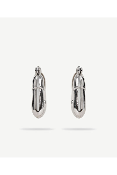 Yargıcı Asymmetric Silver Earrings