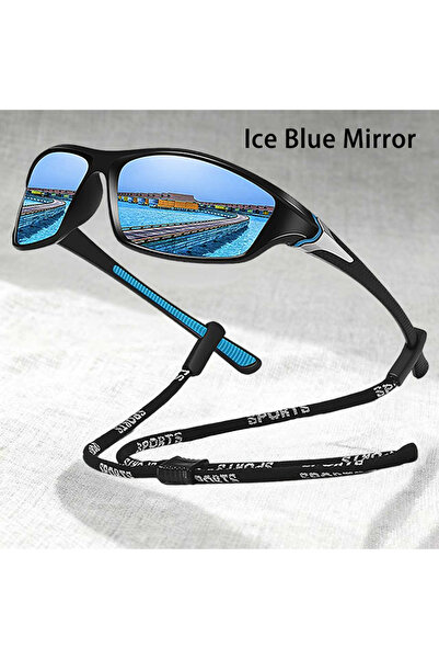 Choice4 GL-F23(IceBlue) Fashion Safety Sunglasses With Chain Men Women Runnin...