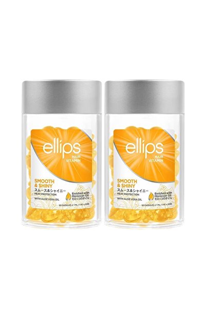 Ellips Smooth Shine Yumuşak ve Işıltılı Veren Saç Vitamini 50 Kapsül 2 Adet
