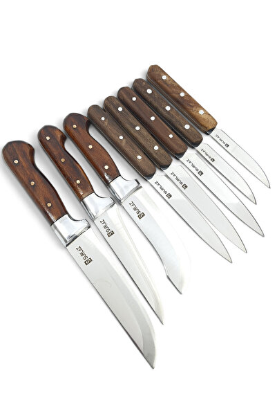 SürLaz Handmade 8 Parça Bıçak Seti Çeyizlik