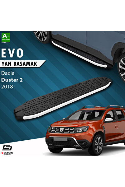 S Dizayn Dacia Duster 2 Evo Aluminyum Yan Basamak 183 Cm 2018-2023 A+ Kalite ...