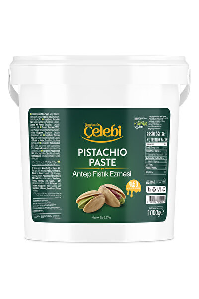 Gourmet Çelebi Kahvaltılık Antep Fıstık Ezmesi 1 Kg - Antep Fıstığı Ezmesi