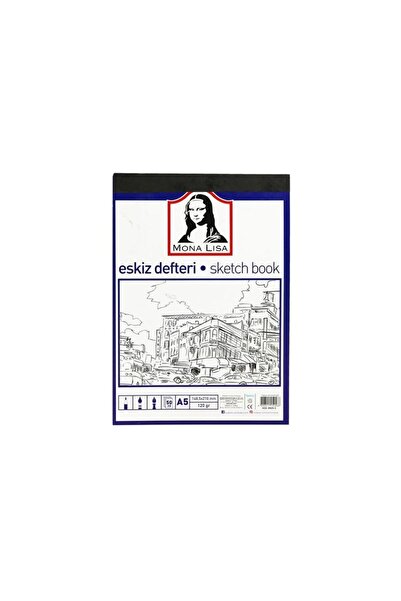 Südor Mona Lisa A5 Aydınger Eskiz Defteri 50 Yaprak 120 Gram Bn05-5