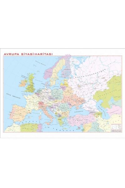 Generic Brand Политическа карта на Европа 70X100см 22043