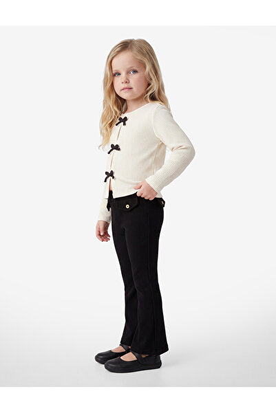 Koton Button Detailed Cotton Spanish Leggings