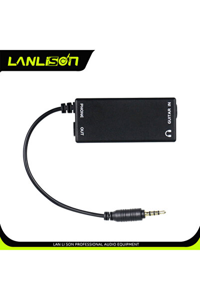Choice black Lanlison Guitar Effects Interface Adapter Converter Amplifier Re...
