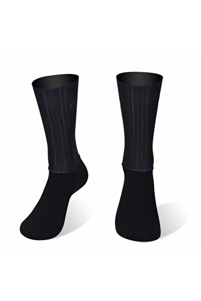 Choice L 39-45 black Anti Slip Silicone Summer Aero Socks Whiteline Cycling S...