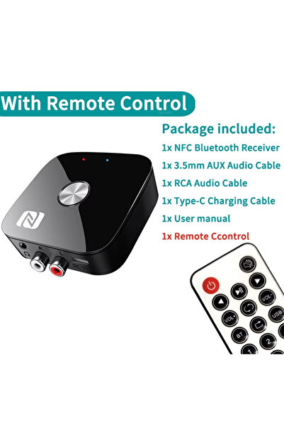 Choice kebidumei BT6.0 NFC Bluetooth 6.0 Audio Receiver 3.5mm AUX R/L RCA Ste...