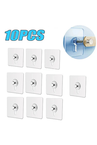 Choice 10 قطع ملصقات تعليق خطافات جدارية سهلة اللصق خطافات جدارية ذاتية اللصق...