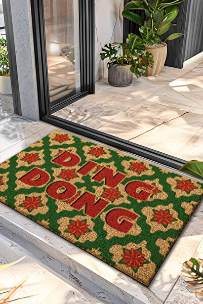 Decovetro Koko Paspas Ding Dong Desenli Koko Kapı Önü Paspası 40 x 60 cm