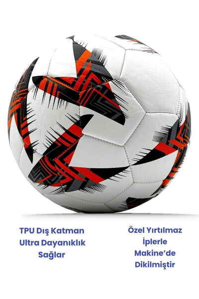İMVULA Futbol Topu Dikişli Çim ve Beton Zemin Pompa Hediyeli