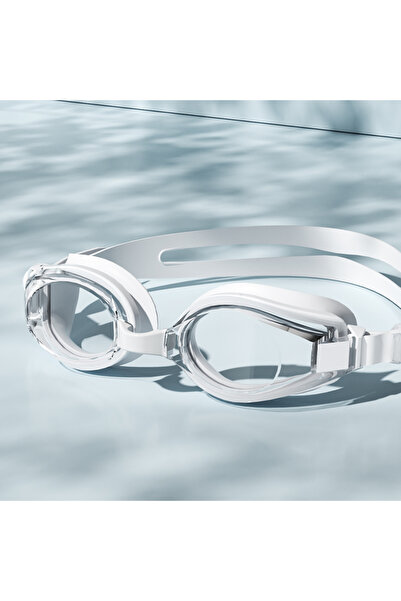 Choice5 White Clear Lens 1pc Unisex Swimming Goggles Anti-fog Waterproof UV P...