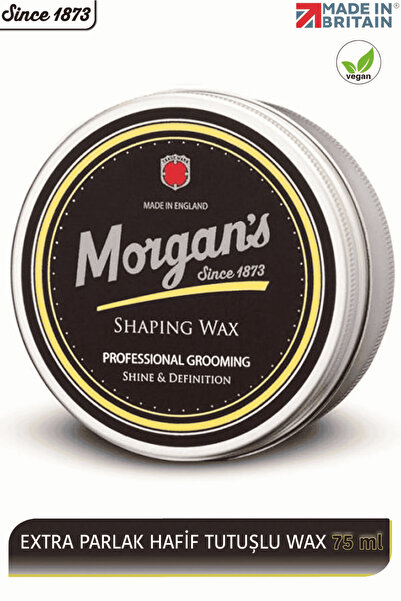 Morgan's Pomade Shine & Definition Shaping Wax - Extra Parlak Hafif Tutucu Şe...