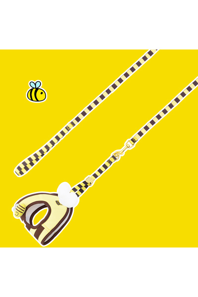 Choice S set Cute Bee Kitten Puppy Dogs Harness and Leash Set Soft Breathable...