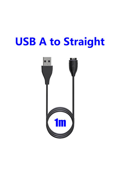 Choice4 USB A to Straight For Fenix 7 7S 7X 6 6S 6X 5 5X 5S Vivoactive 3 Fore...