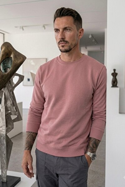 assef Men's Relax Fit Comfortable Cut 100% Cotton Soft Textured 3 Thread Flee...