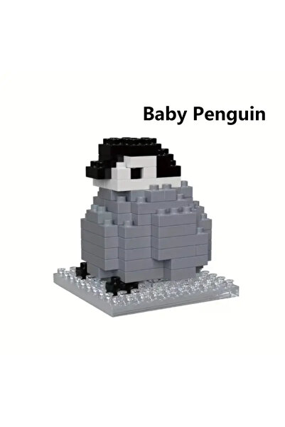 Choice3 Baby Penguin Animal Building Blocks DIY Whale, Dolphin, Penguin Ornam...