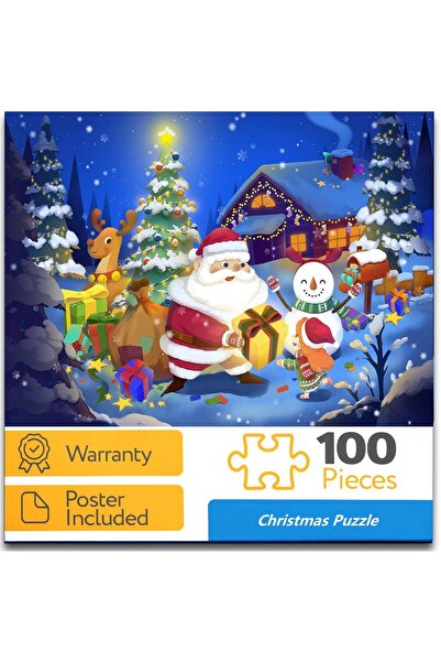 Choice1 Santa Snowman 100Pcs Santa Christmas Jigsaw Puzzle,the gifts that cou...
