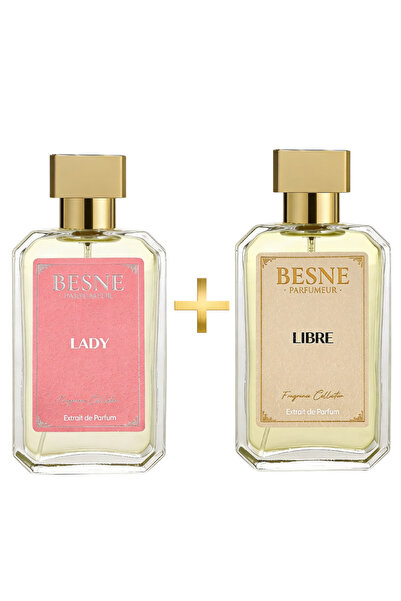 besneparfum Besne parfüm Lady besnelıbre kadın 2 li set