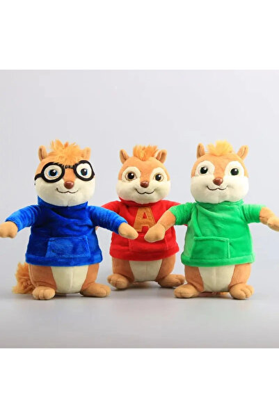 Choice 3pcs New 3pcs 22cm Alvin and the Chipmunks Halloween Plush Toys Kawaii...
