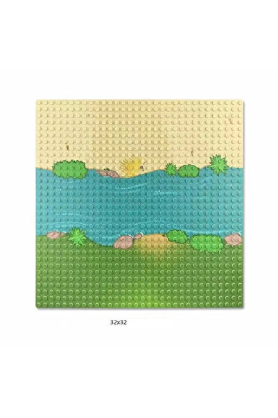 Choice6 G 32X32 32Dots Classic Building Block Base Plate City View Traffic Ro...