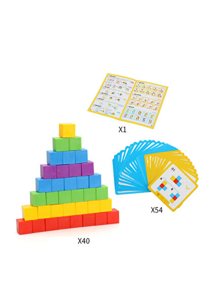 Choice A no box Montessori Magic Block Puzzle Toy Spatial Logical Thinking Tr...