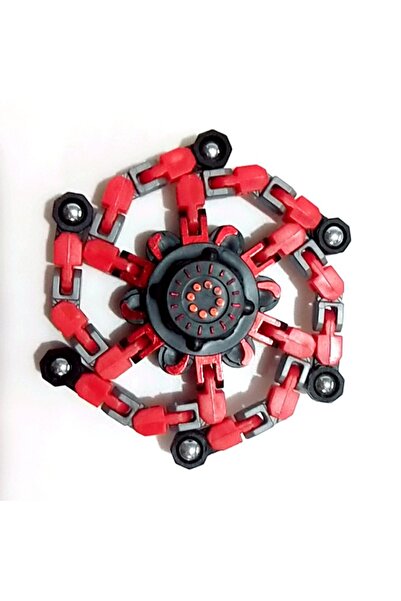 Choice Red Deformed Fidget Spinner Chain Toys For Children Antistress Hand Sp...
