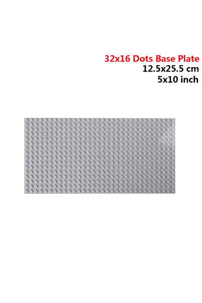 Choice 32x16 dots gray 32x32 32x16 Dots Classic Building Blocks Base Plate MO...