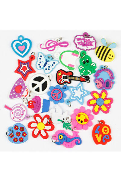 Choice 48pcs random 48pcs Pendants DIY Colorful Loom Band Bracelet Jewelry Ma...