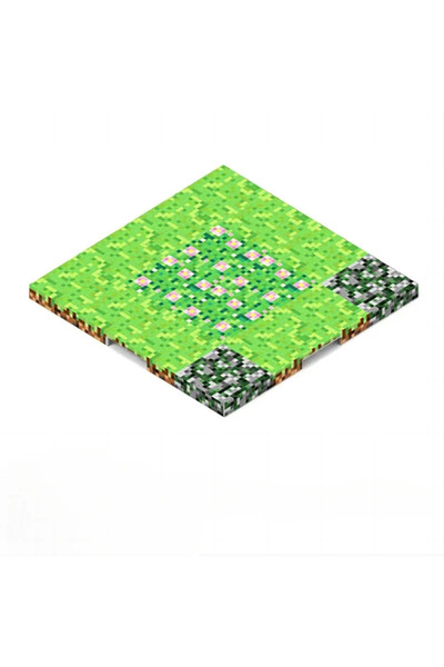 Choice7 GrassMossStone Magnetic Base Plate Variety Baseplates Match Mine Worl...
