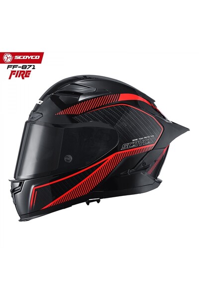 Scoyco Full Face Kask FF-871 Fıre SMALL