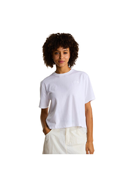 THE NORTH FACE W EVOLUTION SIMPLE CROP RLX SS TEE NF0A8FDHFN4-FN4 Λευκό
