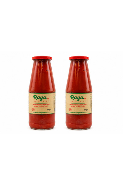 Raya Organik Organik Domates Püresi 2'li Paket (695 gr * 2)