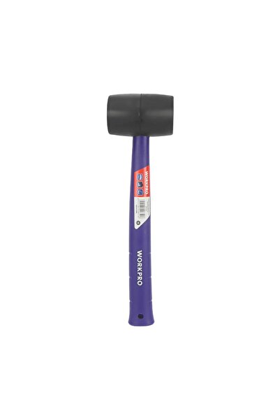 Workpro WP241041 57mm 450Gr PVC PP Saplı Siyah Kauçuk Tokmak