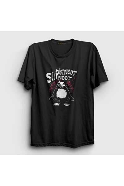 Presmono Unisex Black Noot Penguin Slipknot T-shirt384997tt