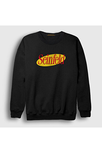 Presmono Unisex crna majica sa logotipom Seinfeld 208493tt
