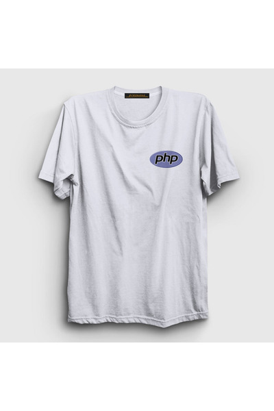 Presmono Unisex beli PHP koder programer programer softverski inženjer T-shir...