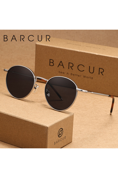 Choice4 SilveryGray BARCUR polarized Sunglasses, Made Of stainless Material L...