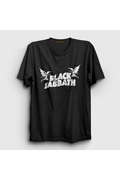Presmono Μπλουζάκι Unisex Μαύρο λογότυπο Black Sabbath 17731tt