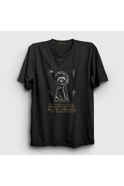 Presmono Unisex crne boje Godspeed You Black Emperor T-shirt - 466533tt