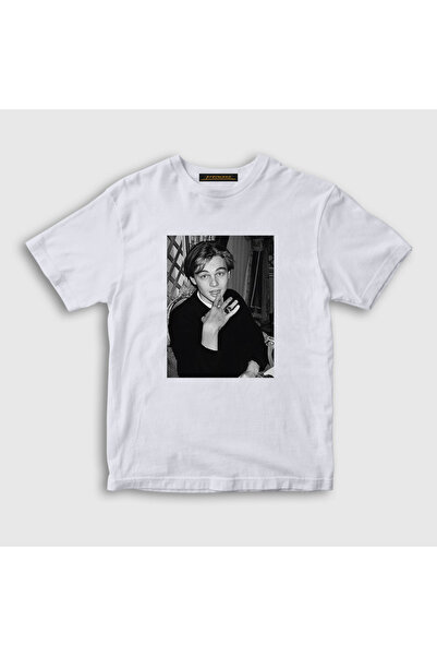 Presmono Beli mladi Leonardo DiCaprio unisex dete T-shirt - 467877tt