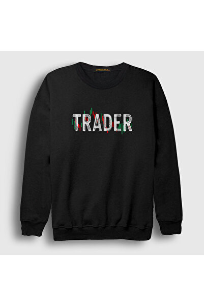 Presmono Unisex Black Trader Stock Market Trader Sweatshirt 563089Tt
