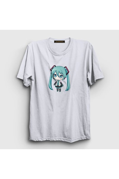 Presmono Unisex bela Hatsune Miku Chibi anime T-shirt 538067tt