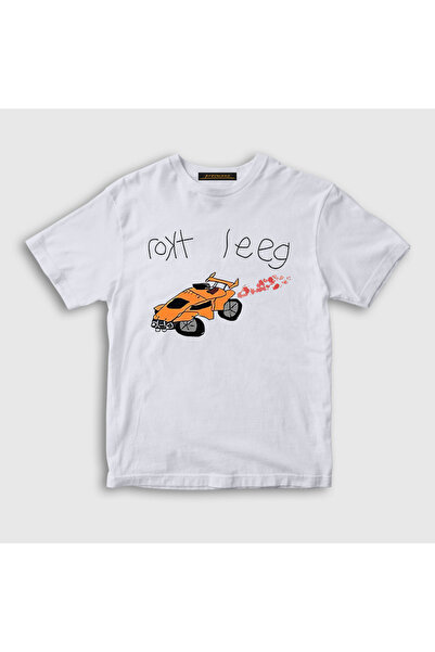 Presmono Unisex Kids White Rokt Leeg Game Rocket League T-Shirt 493012Tt