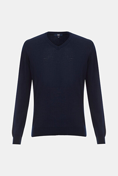 W Collection LACİVERT TRİKO KAZAK
