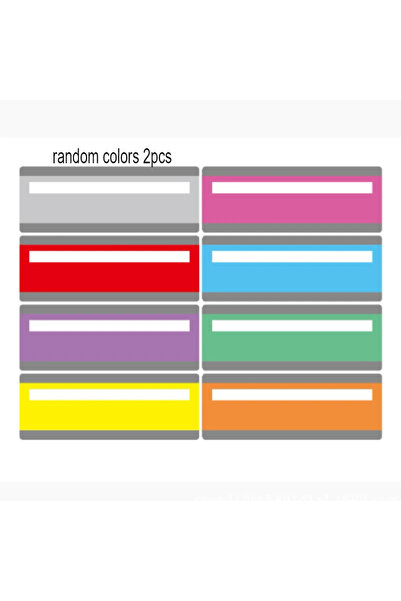 Choice 2pcs random colors 2 Pieces Large Size Guided Reading Strips Highlight...